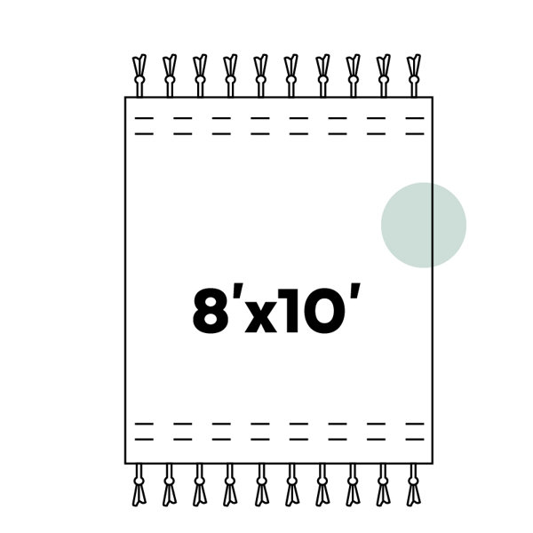 Modern 6'8' Runner Round 8' x 10' Rugs AllModern